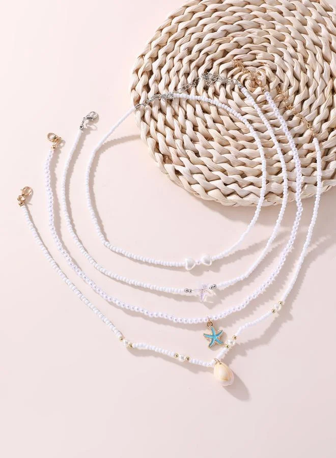 تايك تو طقم 4 قطع عقود خرز